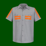 Enhanced Visibility Industrial Work Shirt