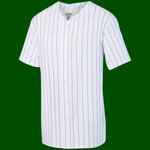 Youth Pinstripe Full-Button Jersey