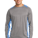 Long Sleeve Heather Colorblock Contender ™ Tee