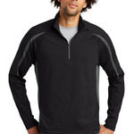 Sport Wick ® Stretch 1/2 Zip Colorblock Pullover