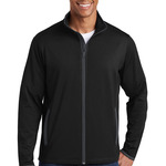 Sport Wick ® Stretch Contrast Full Zip Jacket