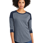 Women's Heritage Blend 3/4 Sleeve Baseball Raglan Tee