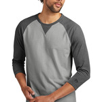 ® Sueded Cotton Blend 3/4 Sleeve Baseball Raglan Tee