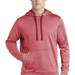 PosiCharge ® Sport Wick ® Heather Fleece Hooded Pullover