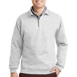 Super Sweats 1/4 Zip Sweatshirt with Cadet Collar