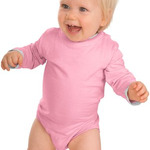 Infant Long Sleeve 1 Piece with Shoulder Snaps