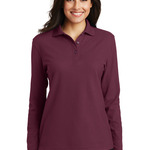 Port Authority® - Ladies Long Sleeve Silk Touch™ Polo. L500LS