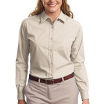 Ladies Long Sleeve Easy Care, Soil Resistant Shirt