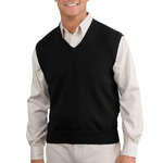 Port Authority® - Fine-Gauge V-Neck Sweater Vest. SW276