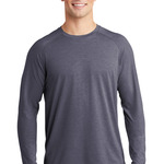 PosiCharge ® Long Sleeve Tri Blend Wicking Raglan Tee