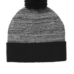 Heather Pom Pom Beanie