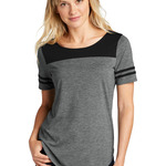 Ladies PosiCharge ® Tri Blend Wicking Fan Tee