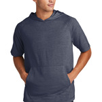 PosiCharge ® Tri Blend Wicking Short Sleeve Hoodie