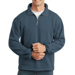 Sueded Finish 1/4 Zip Sweatshirt