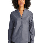 Women's Long Sleeve Chambray Easy Care Shirt