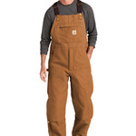 Short Firm Duck Insulated Bib Overalls