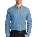 Tall Long Sleeve Denim Shirt