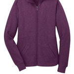 Ladies Slub Fleece Full-Zip Jacket