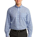 Port Authority®Crosshatch Plaid Easy Care Shirt. S641